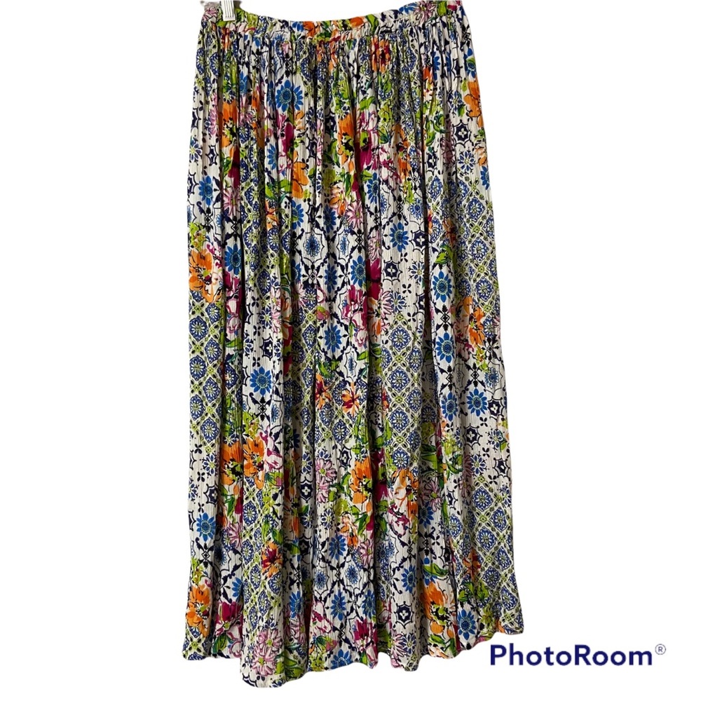 New Direction Floral Maxi Skirt Size Small